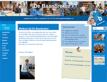 Tablet Screenshot of de-baanbreker.nl
